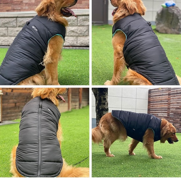 SALE!! Size XL NEW Waterproof zip dog coat. Medium large dogs.  4 - Picture 7 of 11